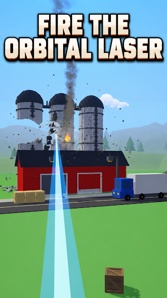 Smash Buildings Fest: firing an orbital laser