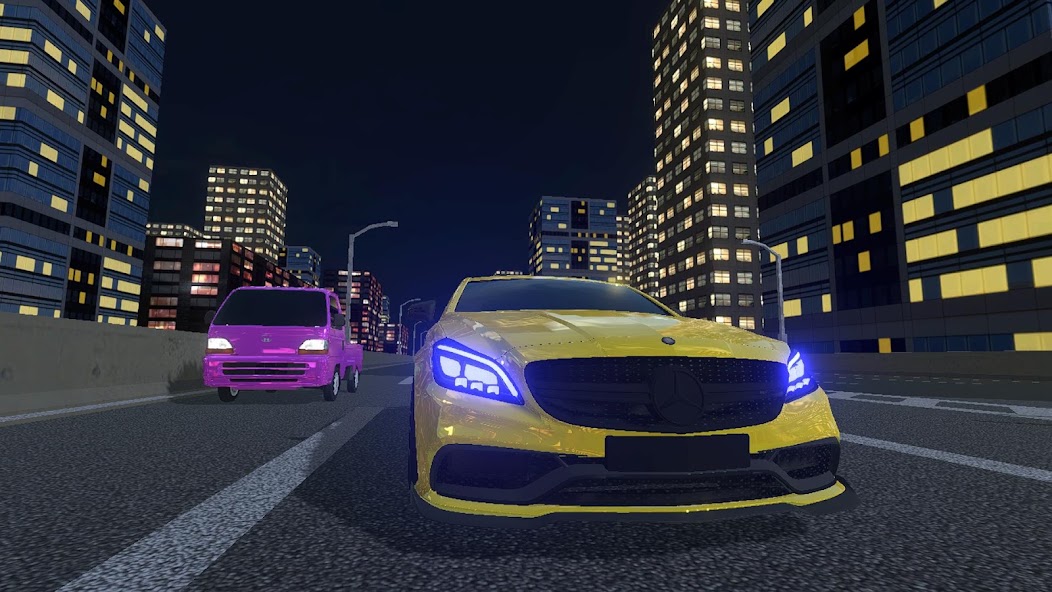 Night city driving in Top Cars Driving